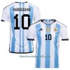 Camiseta de fútbol Argentina 3 Star MARADONA 10 Primera Equipación Mundial 2022 - Hombre